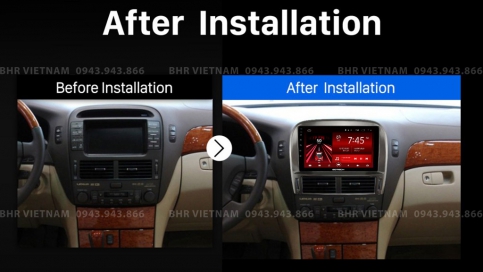 Màn hình DVD Android Lexus LS430 2000 | Gotech GT8 